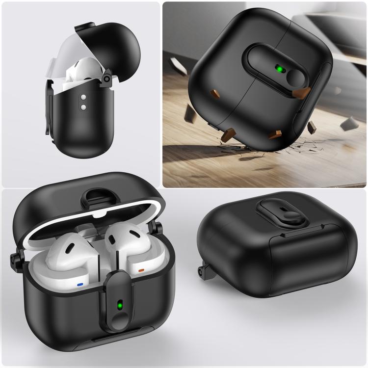 For Samsung Galaxy Buds3 / Buds3 Pro One-piece Holder Wireless Earphones Case with Lanyard