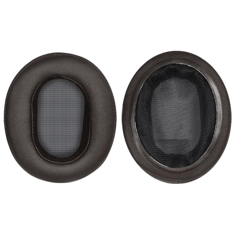 2pcs Protein Leather Earphone Replacement Earpads Pads For Sony MDR-1Abt - Brown