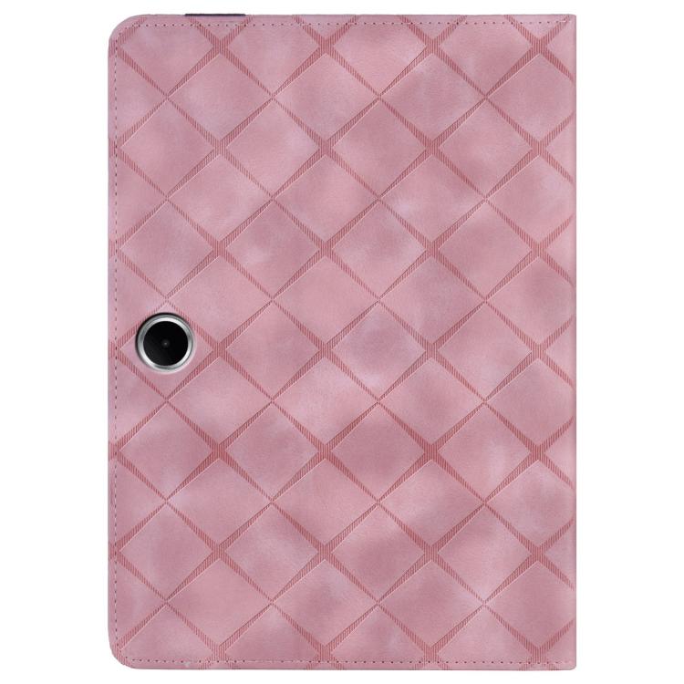 For OPPO Pad SE 11 Rhombus Embossing Leather Tablet Case