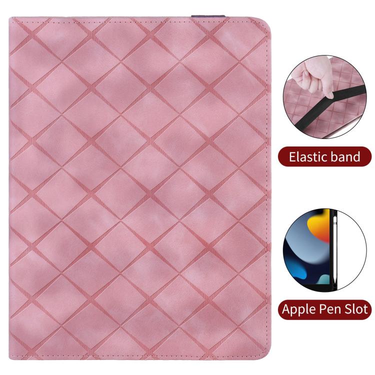 For OPPO Pad SE 11 Rhombus Embossing Leather Tablet Case
