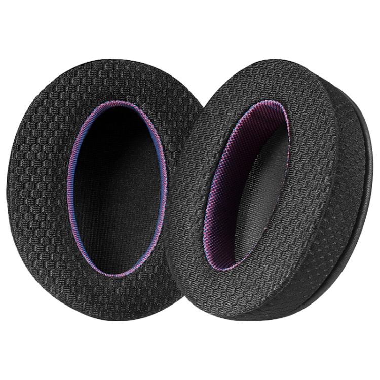 2pcs Breathable Mesh Earphone Replacement Earpads Pads For Sony WH-CH710N / WH-CH720N - Black Purple