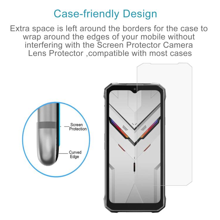 For HOTWAV T7S 10pcs 0.3mm High Aluminum Tempered Glass Film