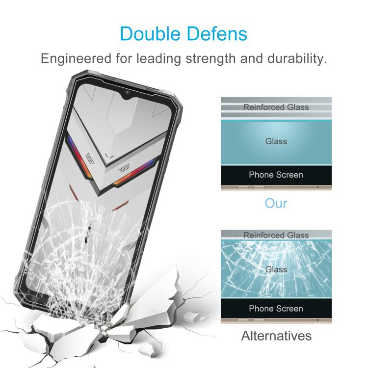 For HOTWAV T7S 10pcs 0.3mm High Aluminum Tempered Glass Film