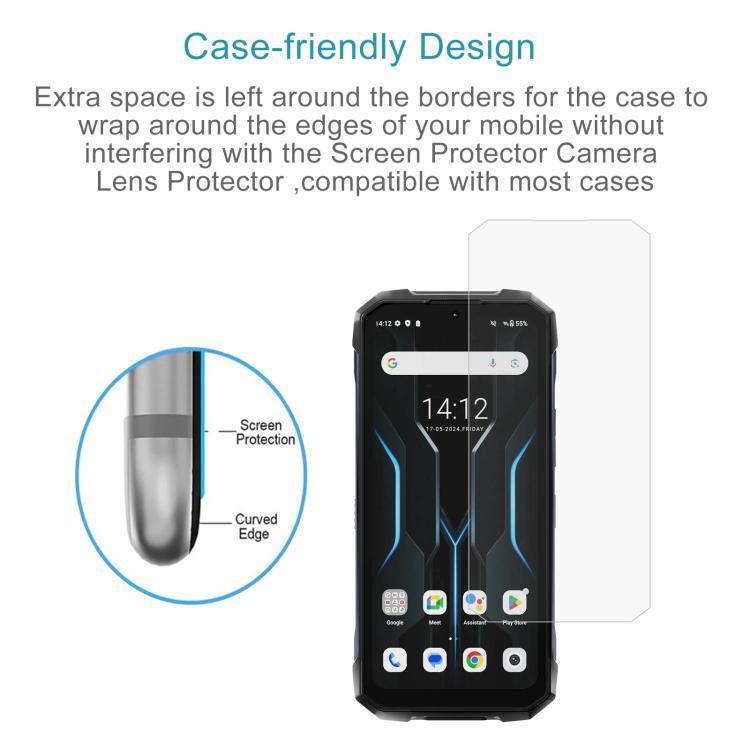 For HOTWAV Cyber 16 Pro 10pcs 0.3mm High Aluminum Tempered Glass Film