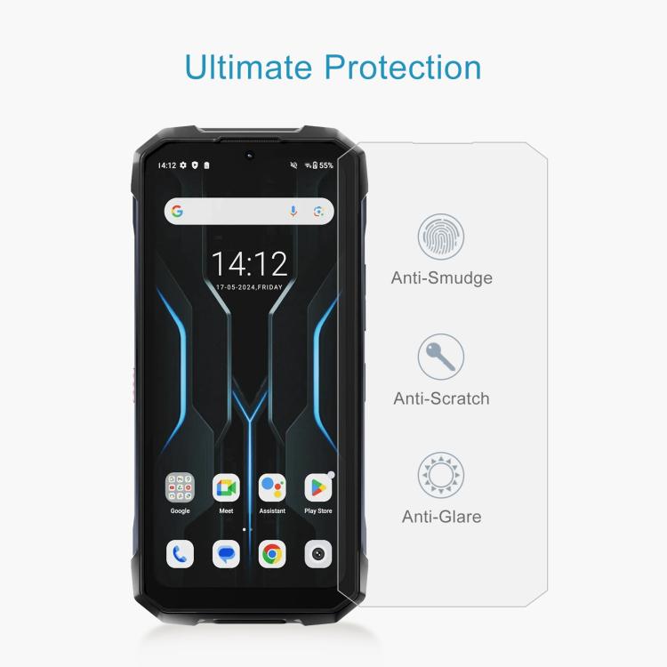 For HOTWAV Cyber 16 Pro 10pcs 0.3mm High Aluminum Tempered Glass Film