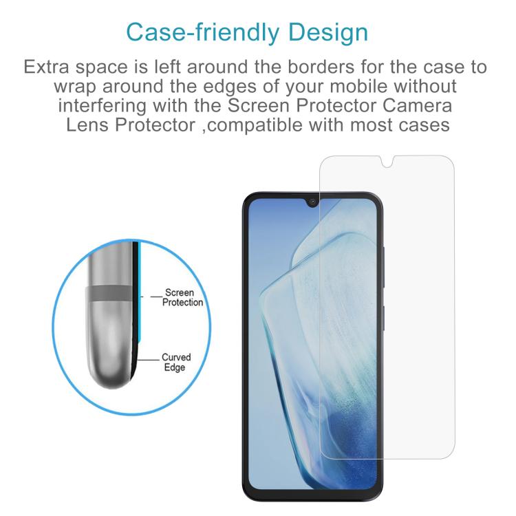 For HOTWAV Note 16 50pcs 0.3mm High Aluminum Tempered Glass Film