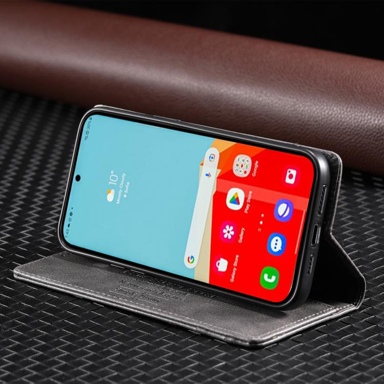 For Samsung Galaxy A17 5G TTUDRCH RFID Retro Texture Magnetic Leather Phone Case