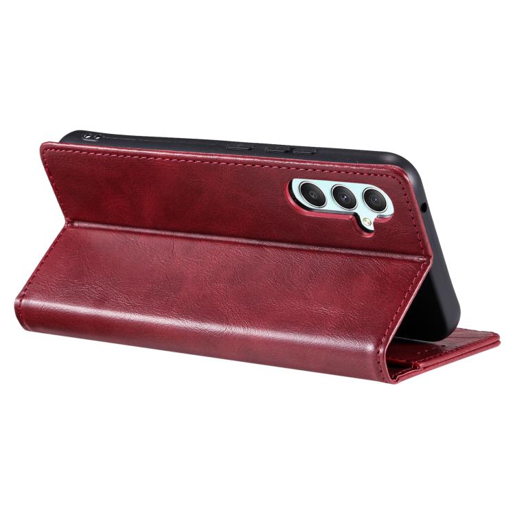 For Samsung Galaxy A17 5G TTUDRCH RFID Retro Texture Magnetic Leather Phone Case
