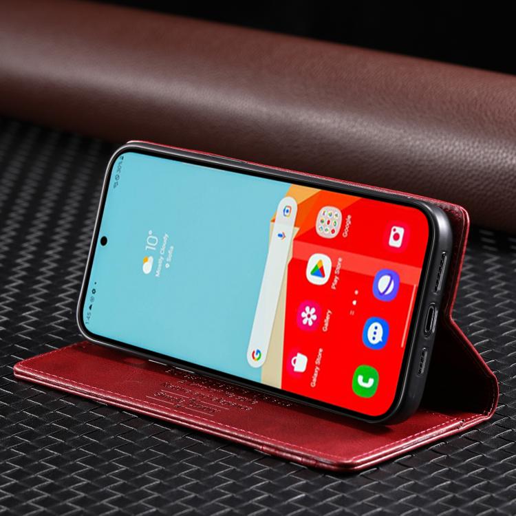 For Samsung Galaxy A17 5G TTUDRCH RFID Retro Texture Magnetic Leather Phone Case