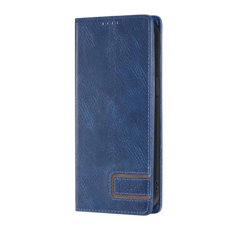 For Samsung Galaxy A17 5G TTUDRCH RFID Retro Texture Magnetic Leather Phone Case
