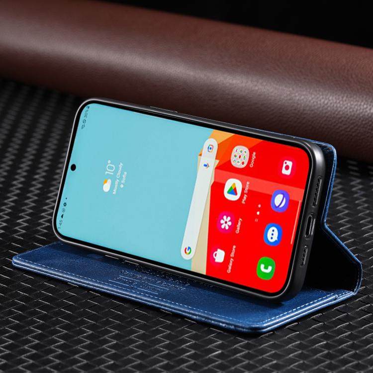 For Samsung Galaxy A17 5G TTUDRCH RFID Retro Texture Magnetic Leather Phone Case