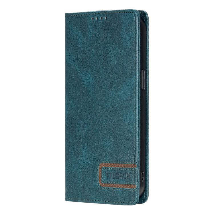 For Samsung Galaxy A17 5G TTUDRCH RFID Retro Texture Magnetic Leather Phone Case
