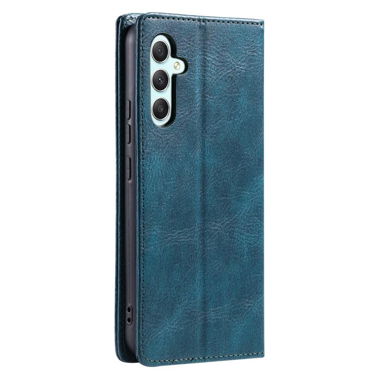 For Samsung Galaxy A17 5G TTUDRCH RFID Retro Texture Magnetic Leather Phone Case