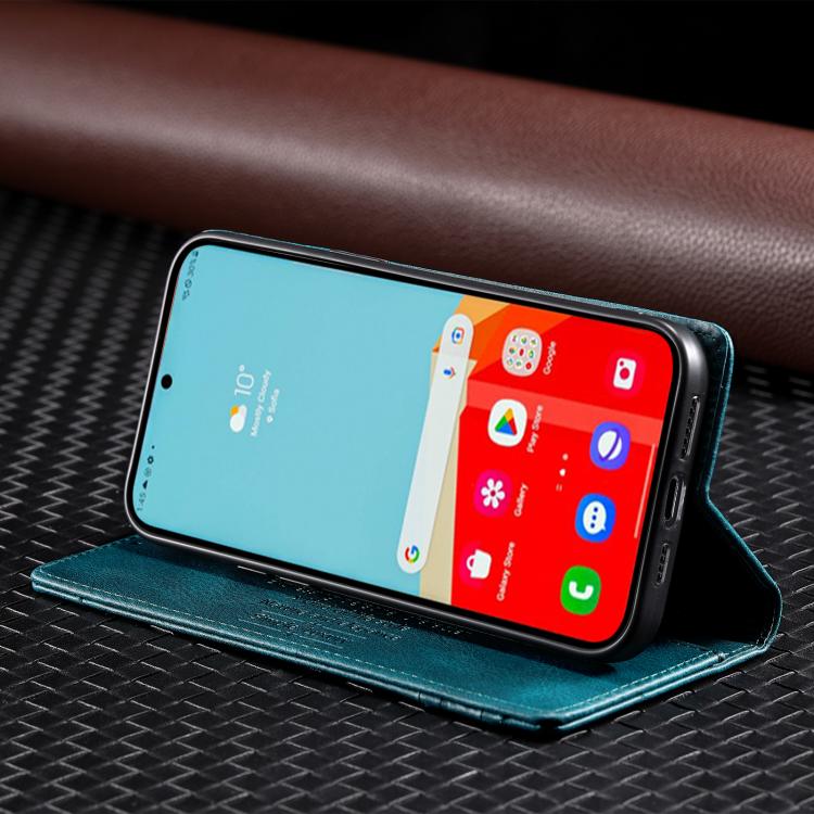 For Samsung Galaxy A17 5G TTUDRCH RFID Retro Texture Magnetic Leather Phone Case