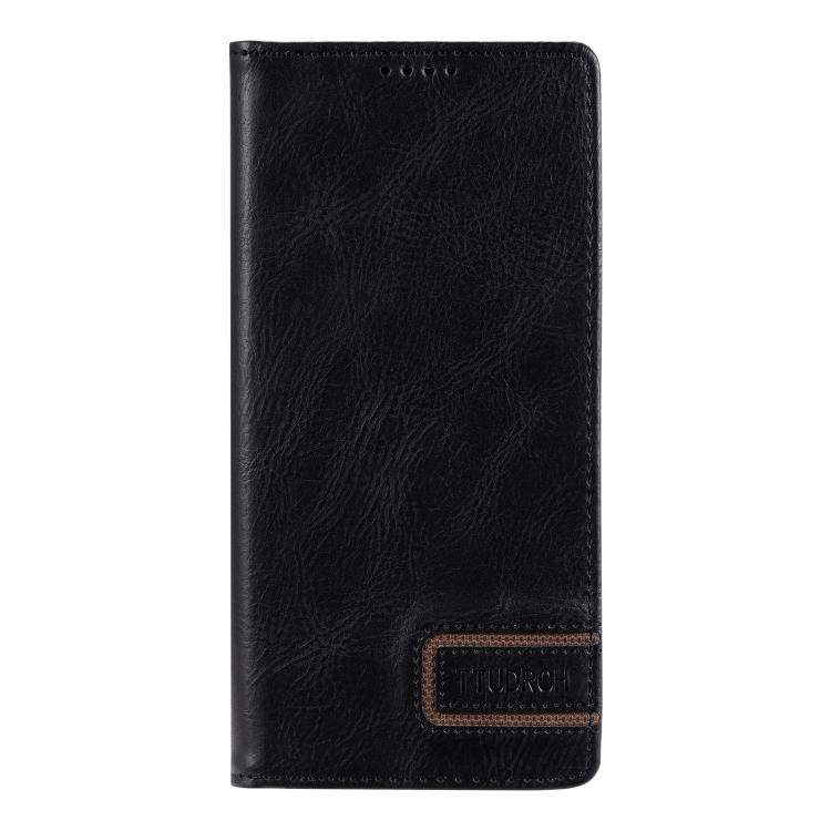 For Samsung Galaxy A17 5G TTUDRCH RFID Retro Texture Magnetic Leather Phone Case