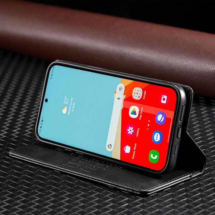 For Samsung Galaxy A17 5G TTUDRCH RFID Retro Texture Magnetic Leather Phone Case