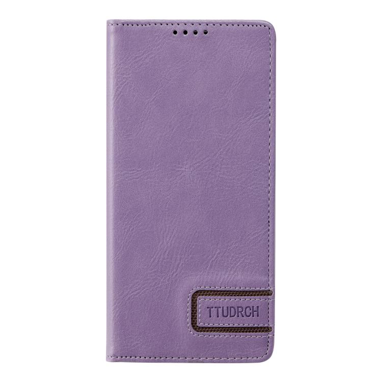 For Samsung Galaxy A17 5G TTUDRCH RFID Retro Texture Magnetic Leather Phone Case