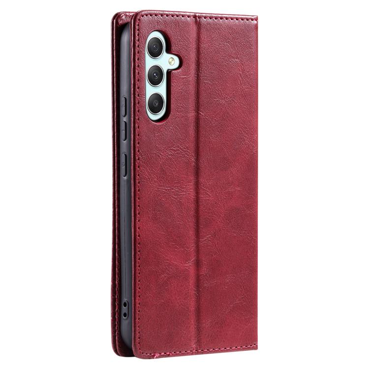 For Samsung Galaxy A37 5G TTUDRCH RFID Retro Texture Magnetic Leather Phone Case
