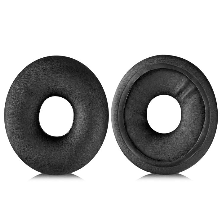2pcs Insert Replacement Earpads For Panasonic RP-DJ1200 / RP-DJ1205 / RP-DJ1210, Material:Protein Leather - Black