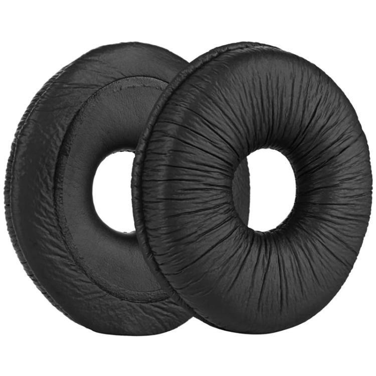 2pcs Insert Replacement Earpads For Panasonic RP-DJ1200 / RP-DJ1205 / RP-DJ1210, Material:Frog Leather - Black