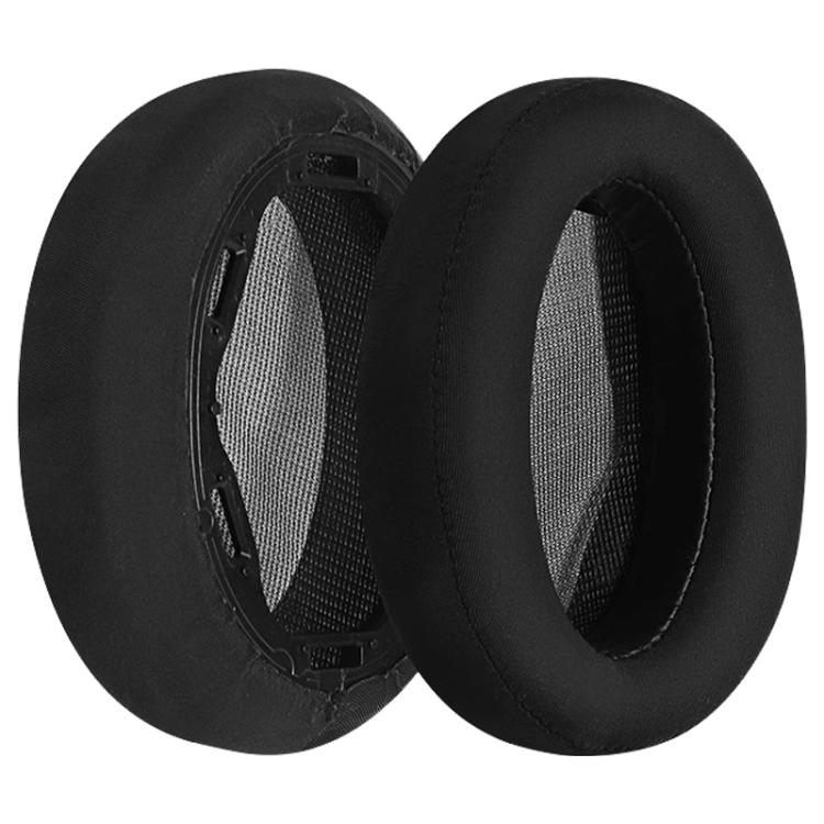 2pcs Ice Silk Cloth Earphone Replacement Earpads Pads For Sony WH-H910N - Black
