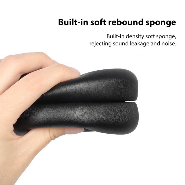 1 Pair Snap-on Protein Leather Replacement Earpads For Panasonic AH-A800