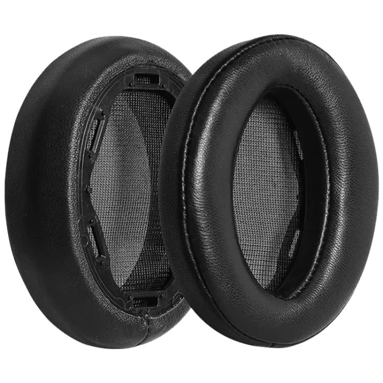 2pcs Lambskin Earphone Replacement Earpads Pads For Sony WH-H910N - Black