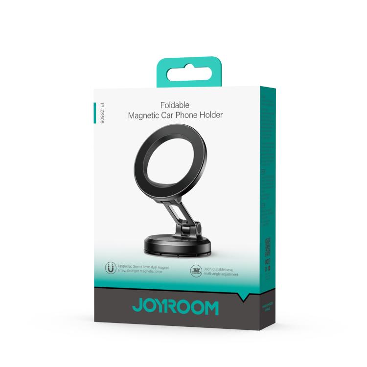 JOYROOM JR-ZS505 Foldable Magsafe Magnetic Car Phone Holder - Black