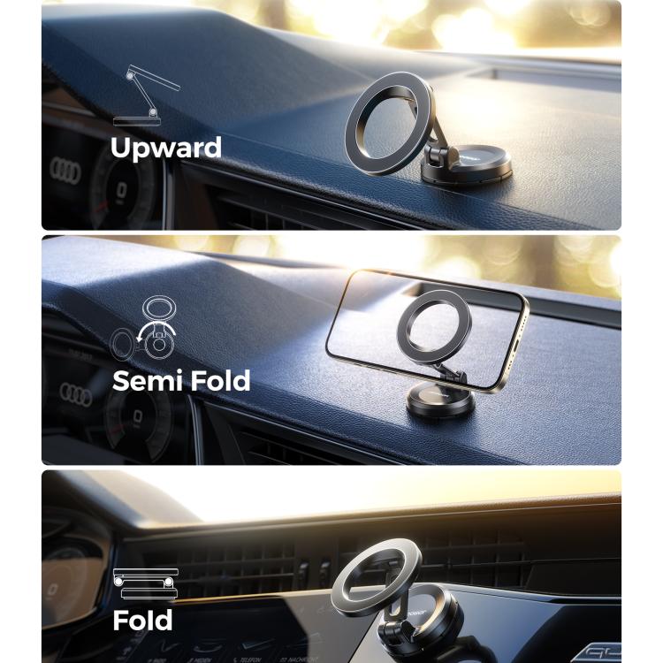 JOYROOM JR-ZS505 Foldable Magsafe Magnetic Car Phone Holder - Black