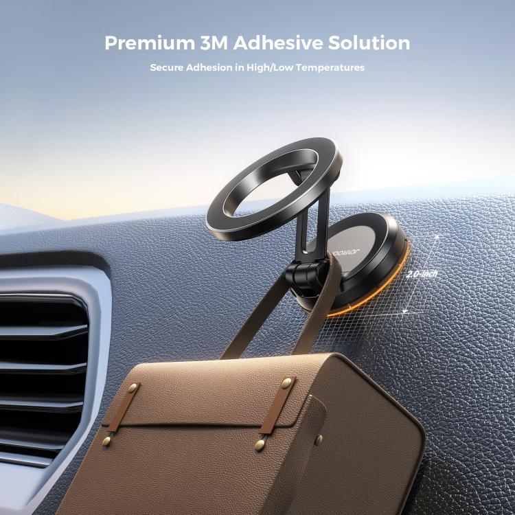 JOYROOM JR-ZS505 Foldable Magsafe Magnetic Car Phone Holder - Black