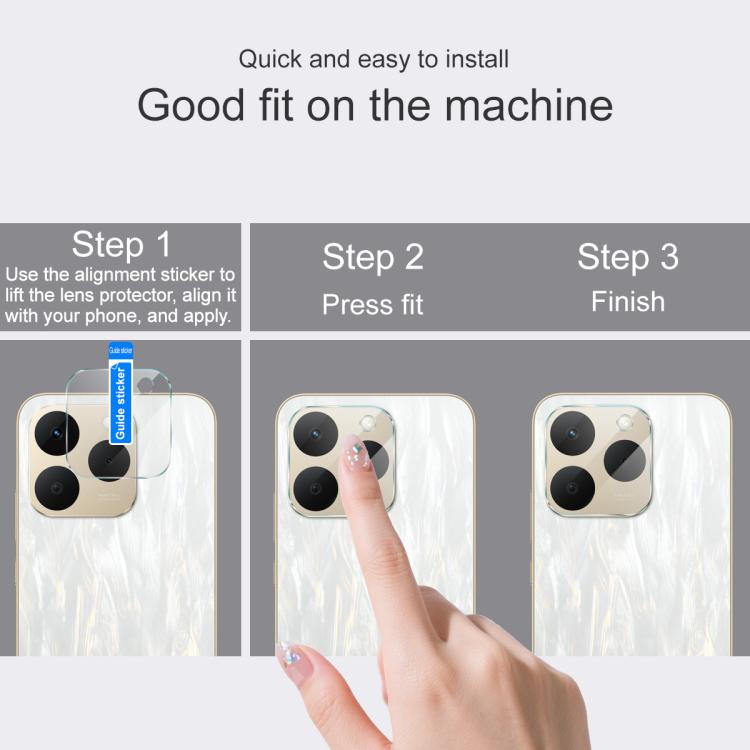 For Realme 15T 5G IMAK Rear Camera Lens Glass Film Thin Version