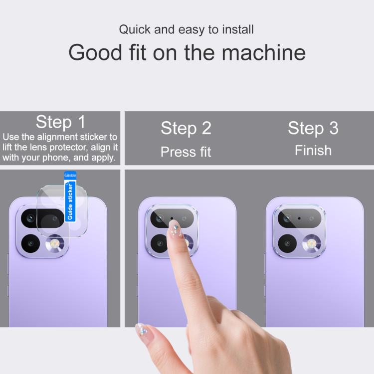 For Realme 16 Pro 5G Global IMAK Rear Camera Lens Glass Film Thin Version