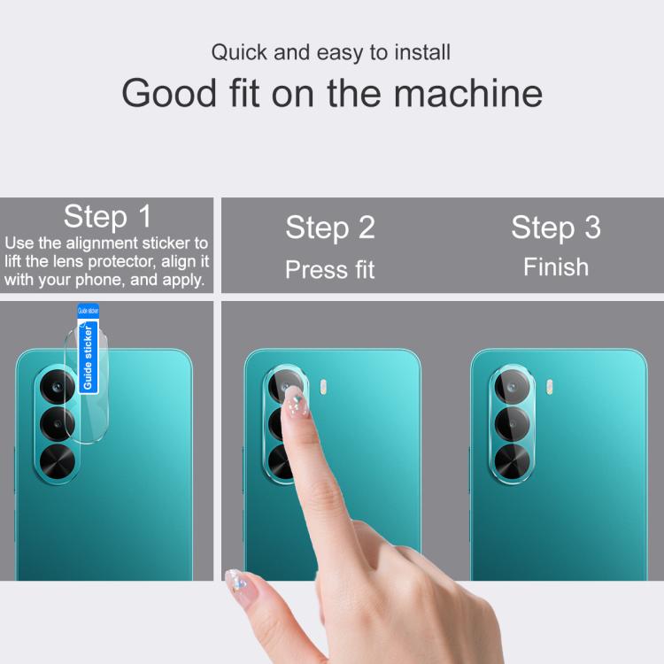 For Realme P4x 5G/OnePlus Nord CE6 Lite IMAK Rear Camera Lens Glass Film Thin Version