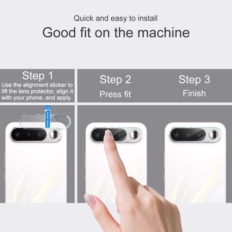 For Realme 16 5G IMAK Rear Camera Lens Glass Film Thin Version