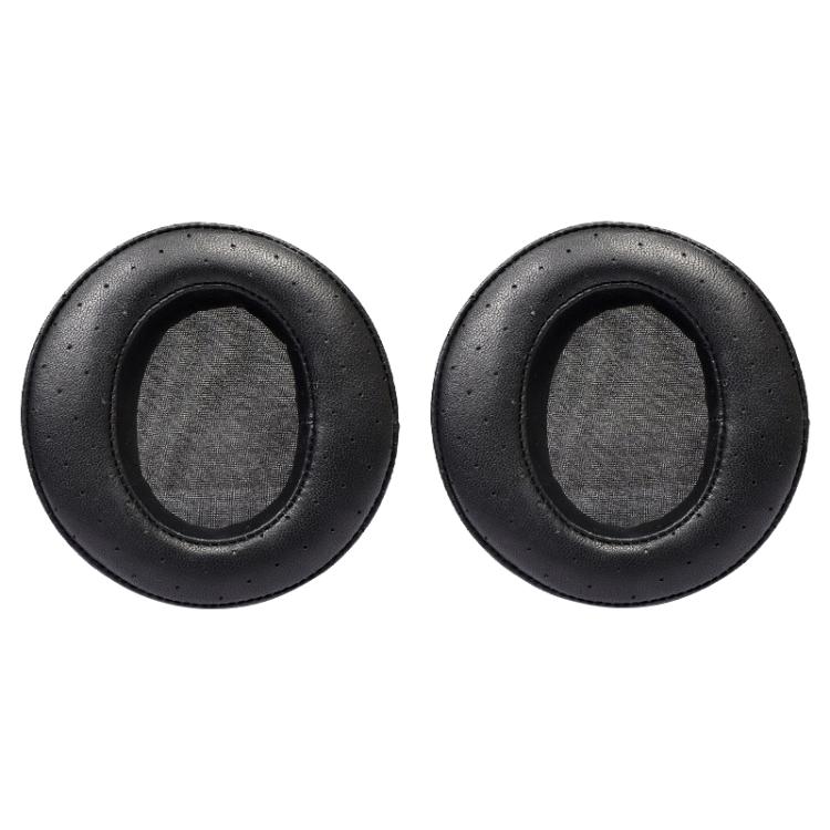 2pcs Beveled Perforated Lambskin Earphone Replacement Earpads Pads For Sony MDR-Z7 / MDR-Z7M2 - Black