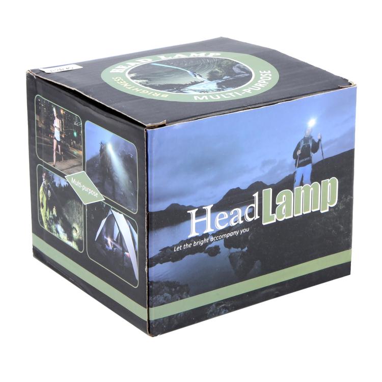A860B Outdoor Work White Laser Wick Super Bright Sensor Headlamp - Black