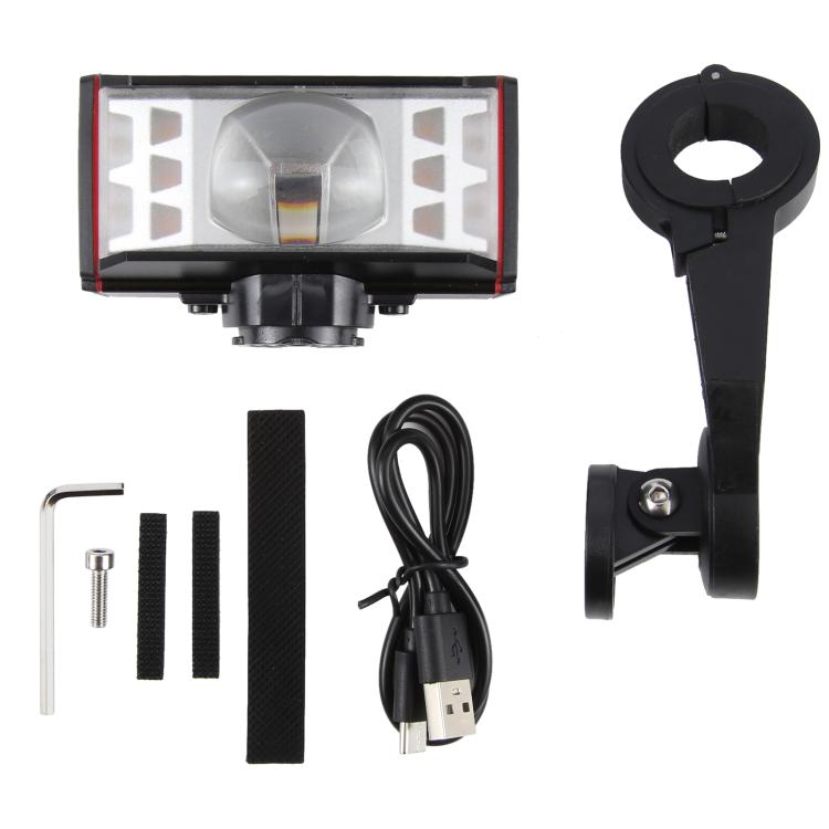 XA-337 2000LM Super Bright LED Bicycle Headlight - Black