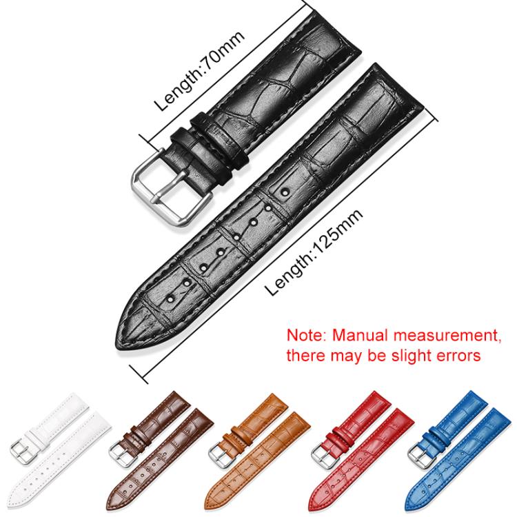 20mm For Ticwatch GTH / E3 / E / 2 xDfind Bamboo Texture Pin Buckle Leather Watch Band