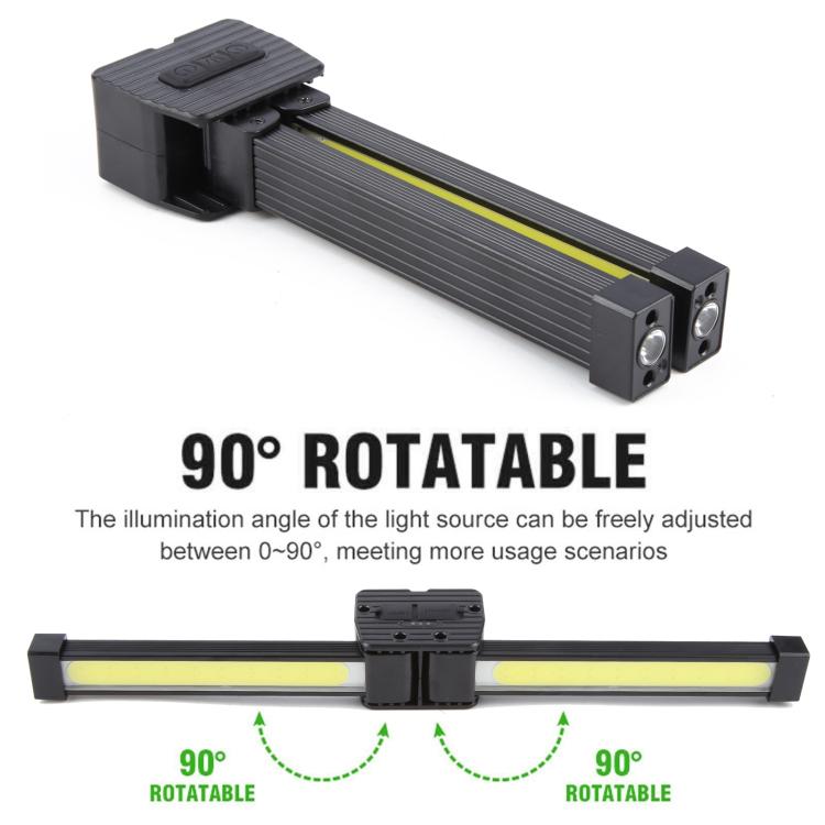 A55 LED Multifunctional Folding Working Light - Black