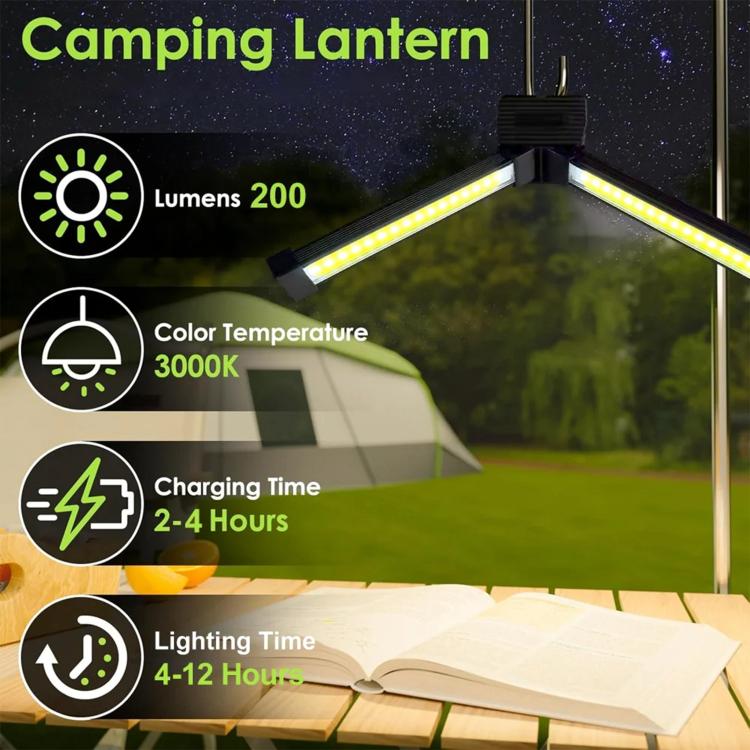 A55 LED Multifunctional Folding Working Light - Black