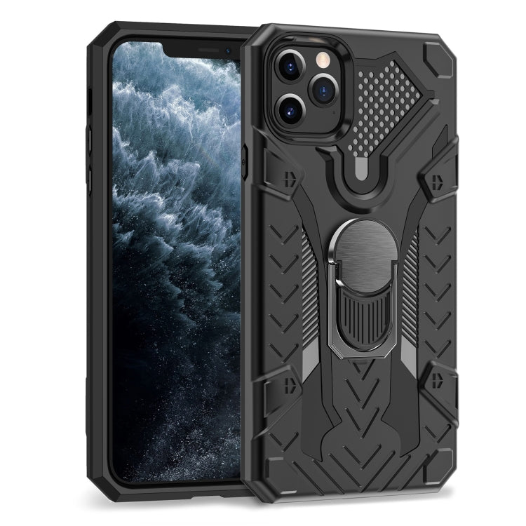 For iPhone 11 Pro Armor Knight Series 2 in 1 PC + TPU Protective Casewith Ring Holder