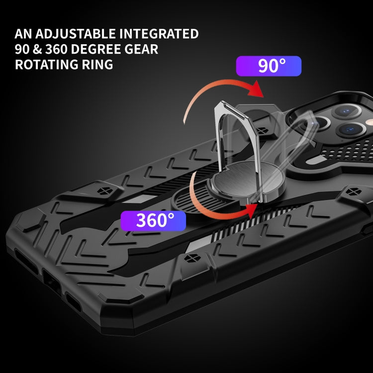 For iPhone 11 Pro Armor Knight Series 2 in 1 PC + TPU Protective Casewith Ring Holder