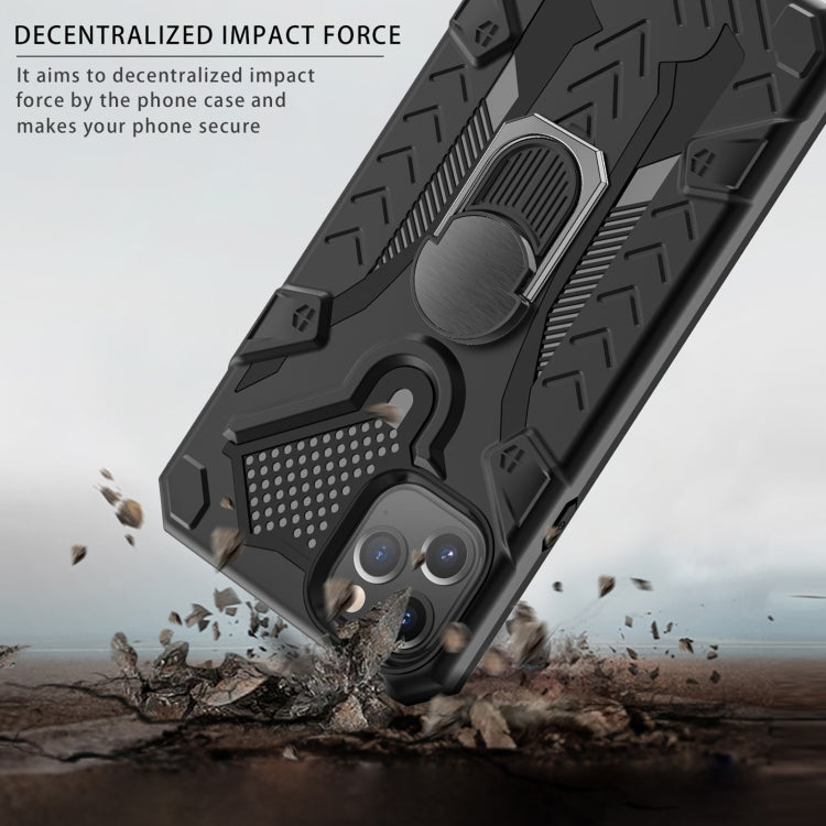 For iPhone 11 Pro Armor Knight Series 2 in 1 PC + TPU Protective Casewith Ring Holder