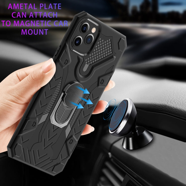 For iPhone 11 Pro Armor Knight Series 2 in 1 PC + TPU Protective Casewith Ring Holder