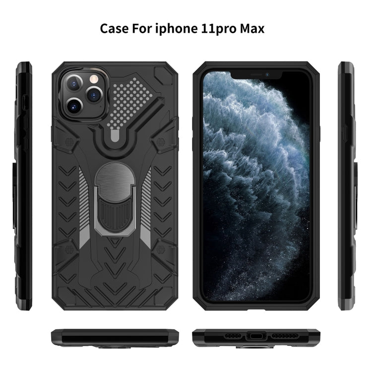 For iPhone 11 Pro Armor Knight Series 2 in 1 PC + TPU Protective Casewith Ring Holder