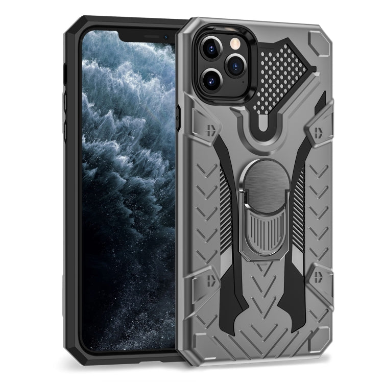 For iPhone 11 Pro Armor Knight Series 2 in 1 PC + TPU Protective Casewith Ring Holder
