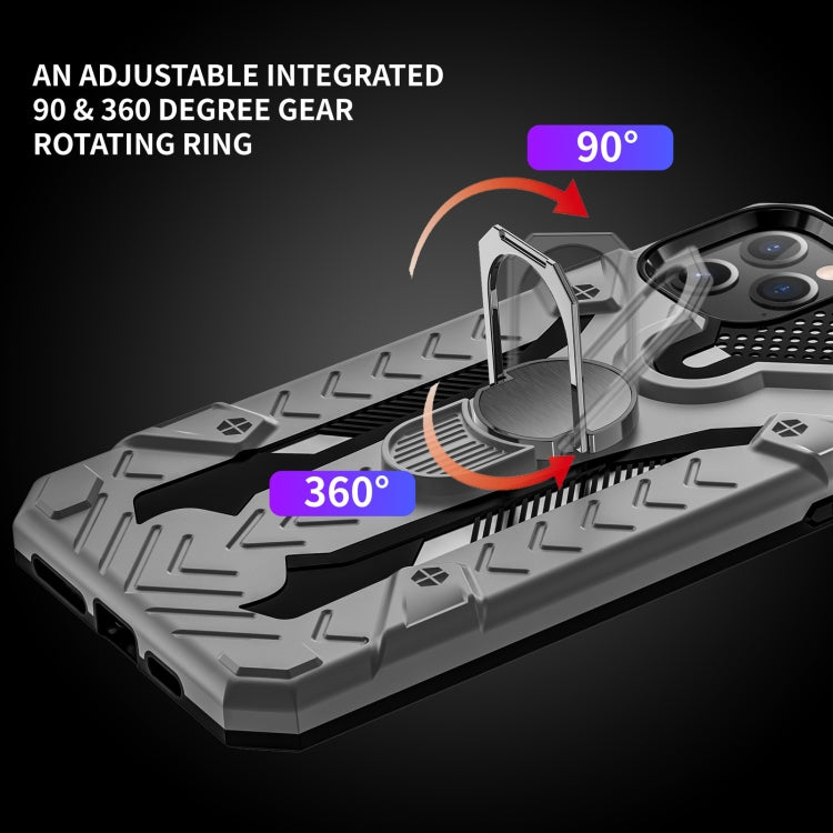 For iPhone 11 Pro Armor Knight Series 2 in 1 PC + TPU Protective Casewith Ring Holder