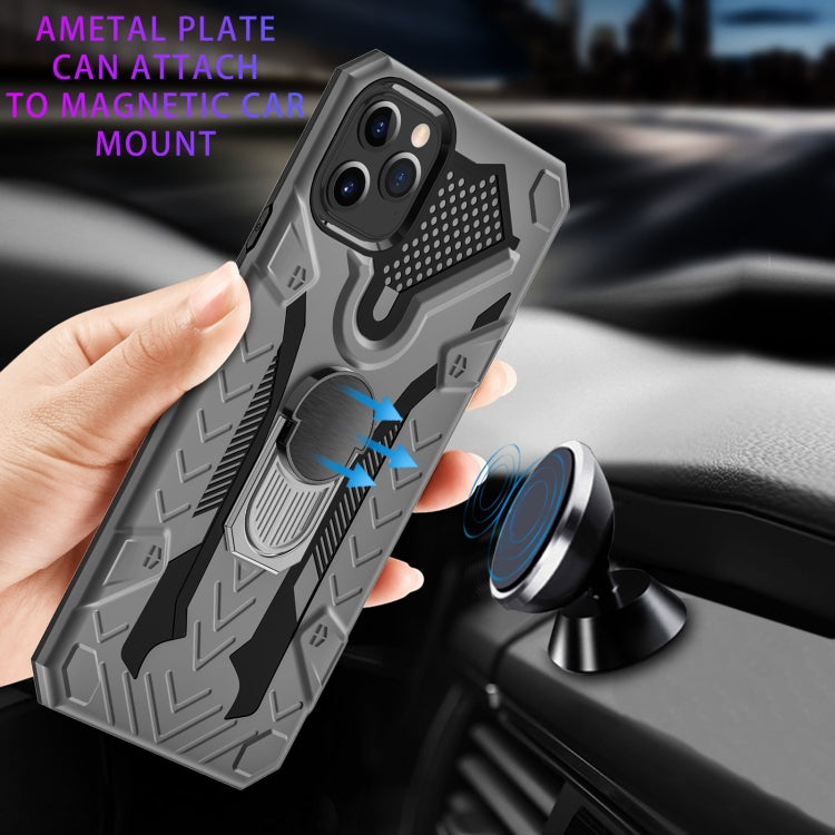 For iPhone 11 Pro Armor Knight Series 2 in 1 PC + TPU Protective Casewith Ring Holder