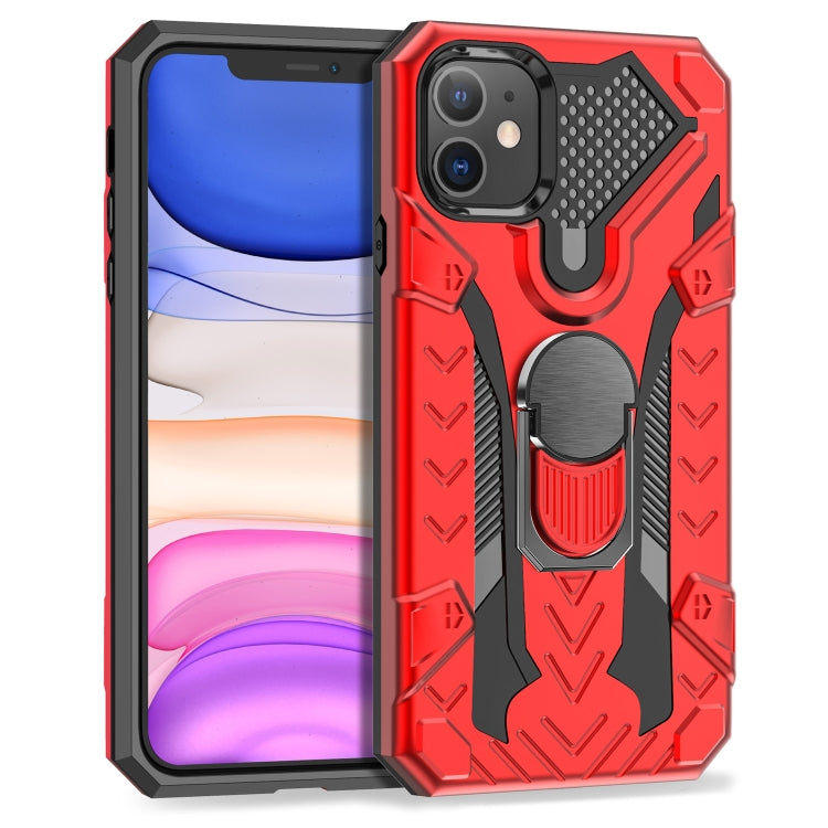 For iPhone 11 Armor Knight Series 2 in 1 PC + TPU Protective Case with Ring Holder