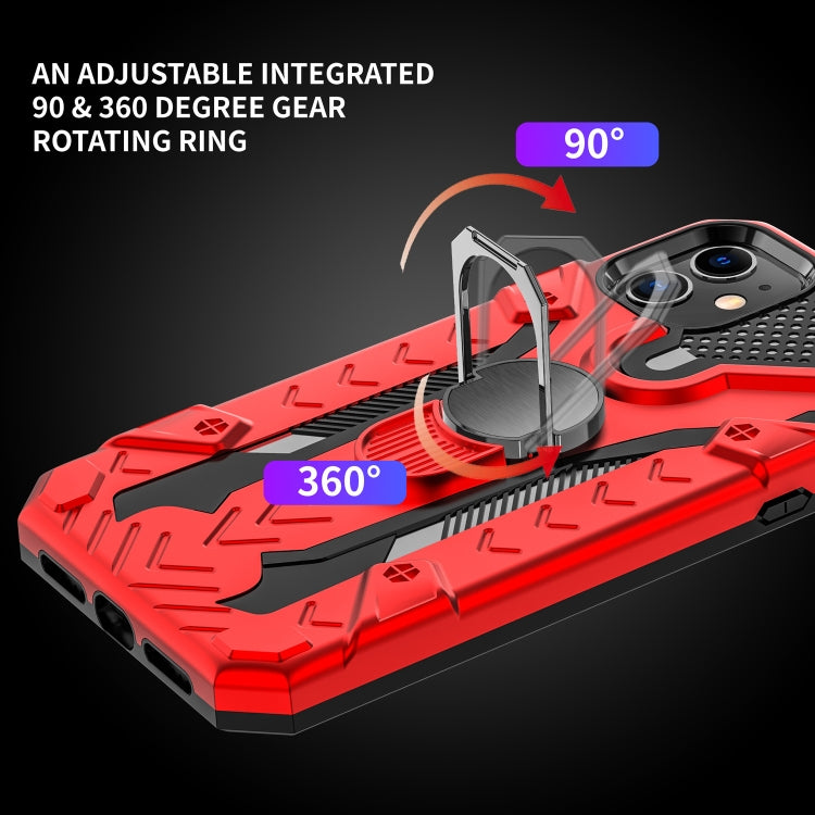 For iPhone 11 Armor Knight Series 2 in 1 PC + TPU Protective Case with Ring Holder